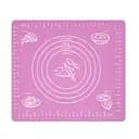 Коврик для раскатывания теста Supretto, 29х26 см, розовый (4769)