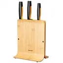 Набор ножей Fiskars FF с бамбуковой подставкой 3 шт (1057553)