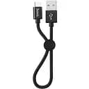 Кабель Hoco X35 cool 25 см USB to micro-USB - короткий чорний