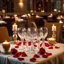 Набор бокалов для вина TS Kitchen на массивной ножке 6 штук по 157 мл, прозрачный HP550