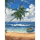 Картина за номерами Brushme Райський острів 30x40 см