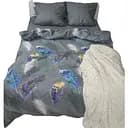 Комплект постільної білизни Novita Бязь сімейний сірий (23933)