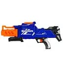 Автомат ZC 7121, автоматичний принцип, 40 м'яких патронів, на батарейках, синій колір