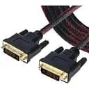 Кабель Dvi Dvi 2 ferite Merlion длина 5 м черно-красный