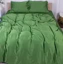 Комплект постельного белья MirSon Salad, искусственный шелк, зеленый, 140х110 см