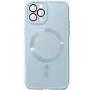 Чохол Epik TPU+Glass Sapphire Midnight with MagSafe для Apple iPhone 13 Pro 6.1 Блакитний/Blue