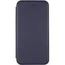 Кожаный чехол-книжка Classy для Motorola Moto G75 5G Темно-синий