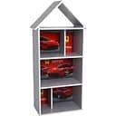 Детский домик-полка H 2020-18-3 Ferrari для хранения книг и игрушек серый