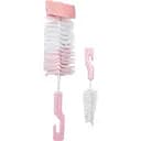Ершик для мытья бутылочек и сосок Lindo с поролоном розовый (Рk 014-А роз)