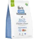 Сухой корм для собак крупных пород Brit Care Dog Sustainable Adult Large Breed, с курицей и насекомыми, 3 кг