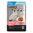 Вологий корм для стерилізованих котів Nutrilove тушковані шматочки з атлантичним лососем 85 г