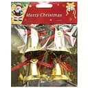 Набір-прикраса на ялинку Bambi Дзвіночок 4 шт. золотий (1045-214)