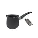 Турка Krauzer Free line з антипригарним покриттям, 0,64 л, чорна (78215)