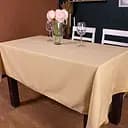 Скатертина MirSon №003 Gold Strong 260х130 см бавовна золотиста