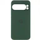 Чохол Silicone Cover Lakshmi Full Camera (AAA) with Logo для Google Pixel 9 Pro Зелений / Cyprus Green