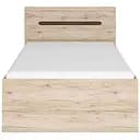 Кровать односпальная Гербор Эльпасо LOZ90 без основания под матрас 90x200 см Дуб санремо светлый (GRB-1011)