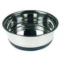 Миска для тварин TatraPet з нержавіючої сталі на гумці 550 мл 13 см
