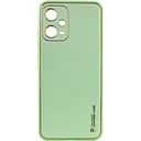 Кожаный чехол Xshield для Xiaomi Redmi Note 12 Pro 5G Зеленый / Pistachio