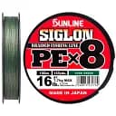 Шнур Sunline Siglon PE х8 250 м (темн-зел.) 10.0 130 lb/60.0 кг