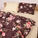 Комплект постельного белья MirSon Сатин 22-1346 Stansie 110х140 см бежевый (2200006600978)