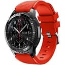 Силиконовый браслет L 22мм для Samsung Galaxy Watch 46mm - красный (RED46)