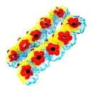 Дитяча резинка для волосся "Маки" 0108-383