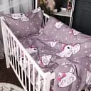 Комплект постельного белья MirSon Бязь Kids Time 17-0691 Cat with a paw 160 x 220 см (2200010456219)