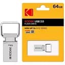 Флеш-накопичувач Kodak mini metal K112 64 GB металевий