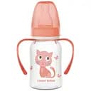 Тританова пляшечка з ручками Canpol Babies Ферма 120 мл рожевий (11/823)