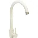 Смеситель кухонный Germece 0003 поворотный однорычажный из нержавеющей стали белоснежный (SP000024085)