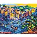 Картина по номерам Danko Toys Город у реки KpNe-40х50-02-05 40x50 см