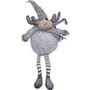 Новогодняя мягкая игрушка Yes! Fun Олень новогодний 24х14х61 см серая (973608)