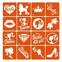 Набор трафаретов для био-папы Barbie barbie-simple-16