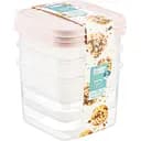 Контейнер для хранения продуктов Freshlife квадратный 3 шт. х 1.2 л (D – 487)