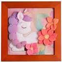 Набір для валяння голкою "Єдиноріг" YG0252 рамка 18х18 см, дерево