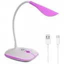 Настольная лампа JX-880 для школьника аккумуляторная детская от USB 1200 мАч розовая