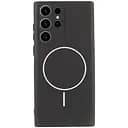 Чехол Silicone Cover Lakshmi Full Camera (AA) with MagFit для Samsung Galaxy S23 Ultra Черный / Black