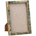 Фоторамка J-Line дерево і ріг 10х15 см зелена (11932)