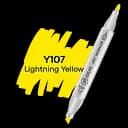 Маркер двосторонній Світло-жовтий, Y107, 99IDEAS