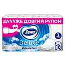 Туалетная бумага Zewa Deluxe белая трехслойная 16 рулонов