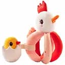 Погремушка с ручками Lilliputiens Курочка Полетт (83366)
