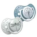 Пустышка силиконовая Lovi Botanic Boy, симметрическая, 3-6 мес., голубой, 2 шт. (22/870boy)