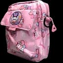 Детская сумка кросс-боди Куроми с подсветкой 20х16х6 см розовая (25-575)