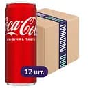 Упаковка напою Coca-Cola безалкогольний сильногазований 3 л (0.25 л х 12 шт.) з/б