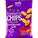 Сухарики MB Foody Baguette Chips Пшеничні Королівський краб 55 г (942031)