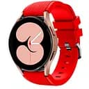 Ремінець для Samsung Galaxy Watch 5 44mm - червоний ширина кріплення 20мм силікон Watchbands Gear (W44-6WB87552231)