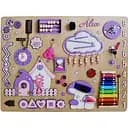 Развивающая игрушка Temple Group Бизиборд Поляна 80х60 см розовый (TG1909610371)