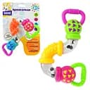 Погремушка Солнечный зайчик, веселые звуки клацания, 23x8x3.5 см