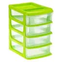 Органайзер универсальный Idea Home середній 4 секції (2766-IH-салатовий)