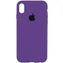 Чехол Silicone Case Full Protective AA для Apple iPhone XS Max 6.5 Фиолетовый/Amethyst